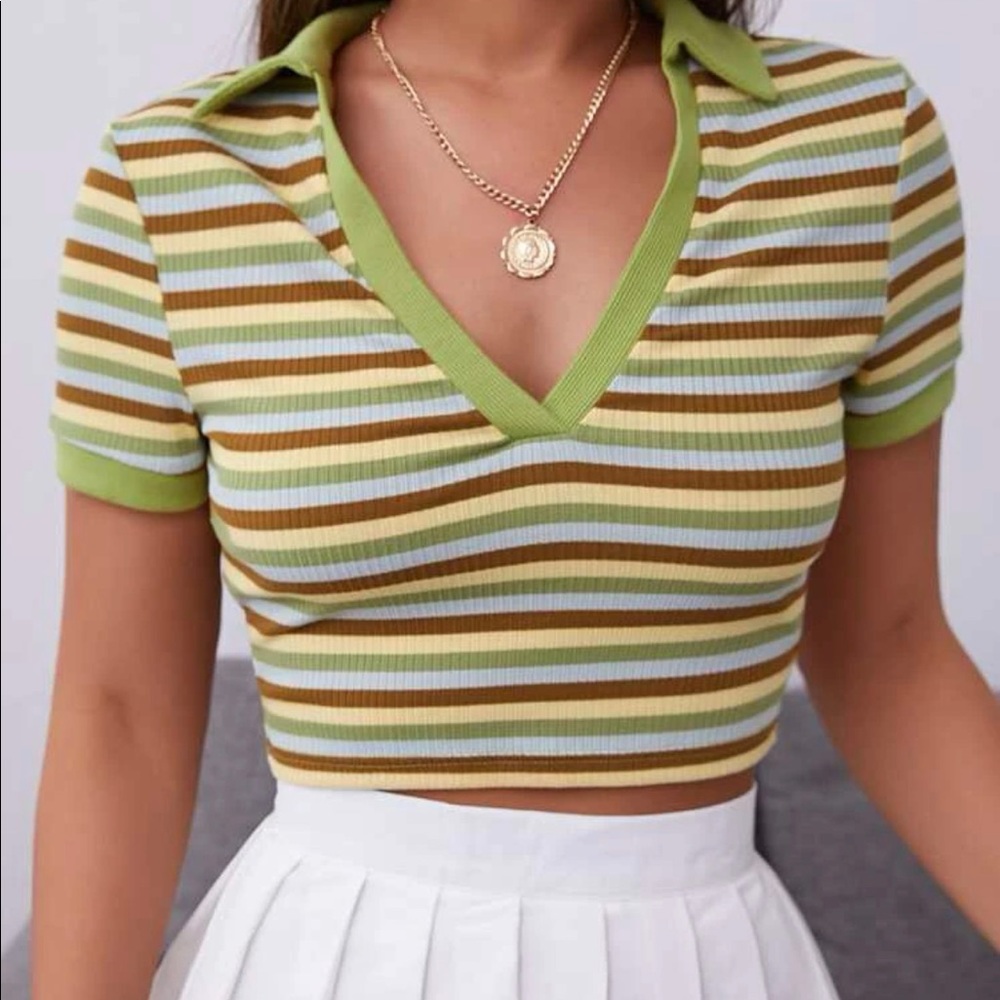 Shein Stripped Top